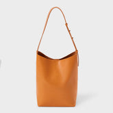 Finetime Leather Bucket Bag